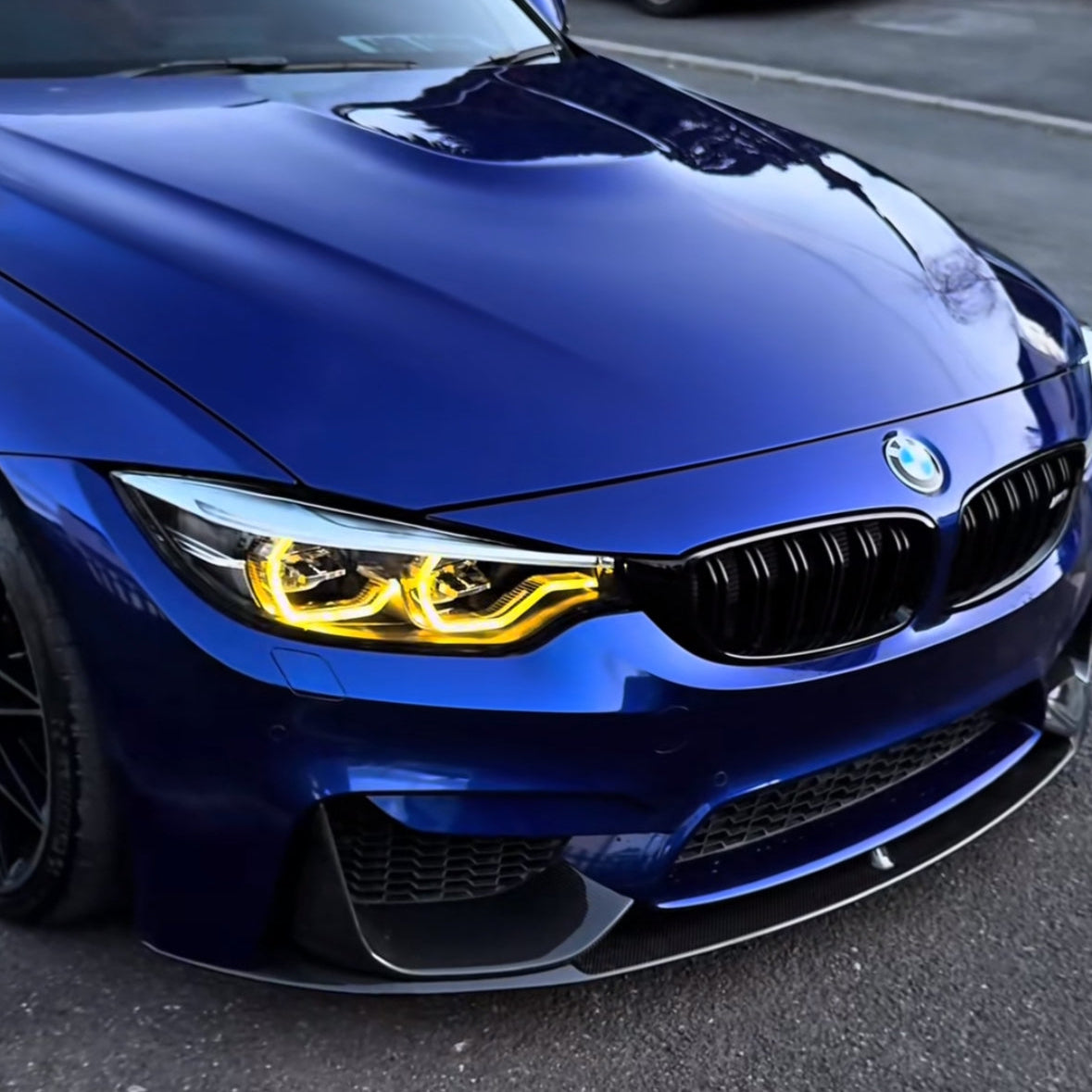 IKON LCI2 Style Scheinwerfer V1 (DRL-Farbwechsel WEIß, GELB, ROT inkl. Codierung) – F80/F82/F32