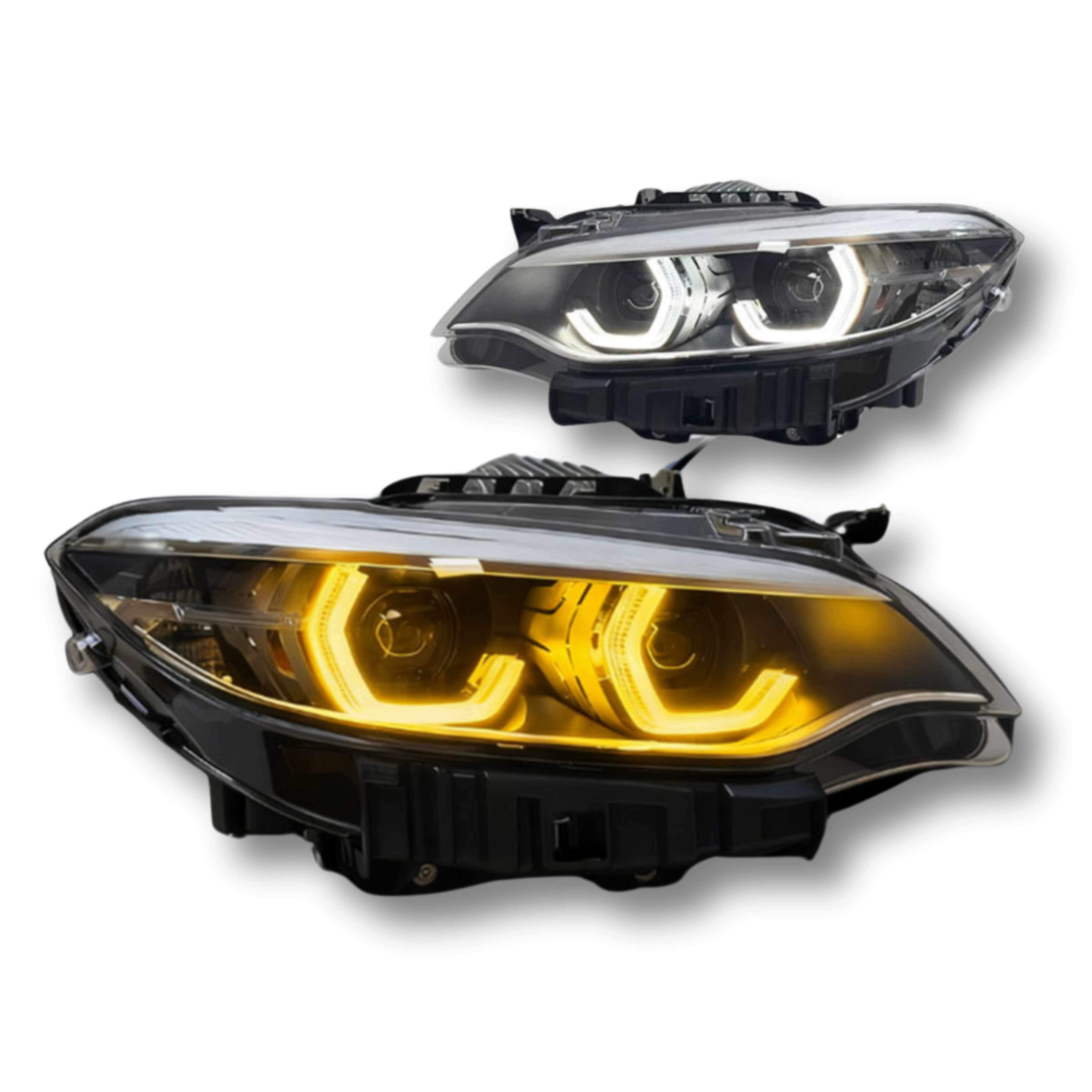 LCI Ikon Style dual color LED Headlights - BMW F87 M2 / F22 2 Series