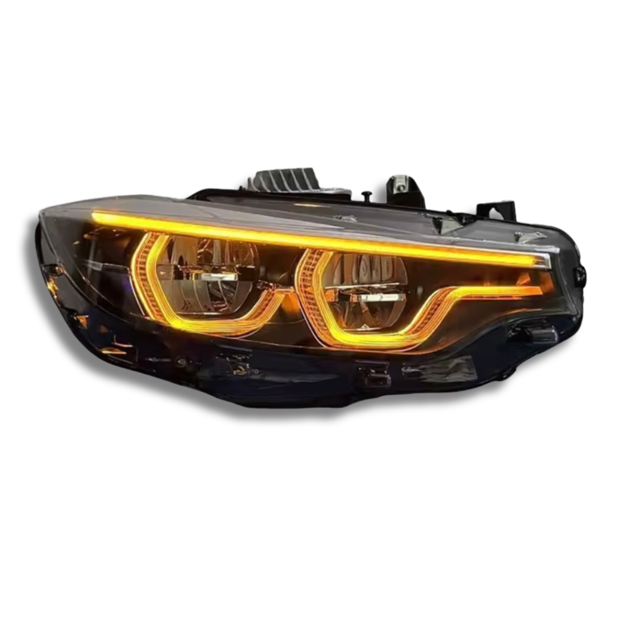 IKON LCI2 Style Scheinwerfer V2 (DRL-Farbwechsel WEIß, GELB, Amber inkl. Codierung) – F80/F82/F32