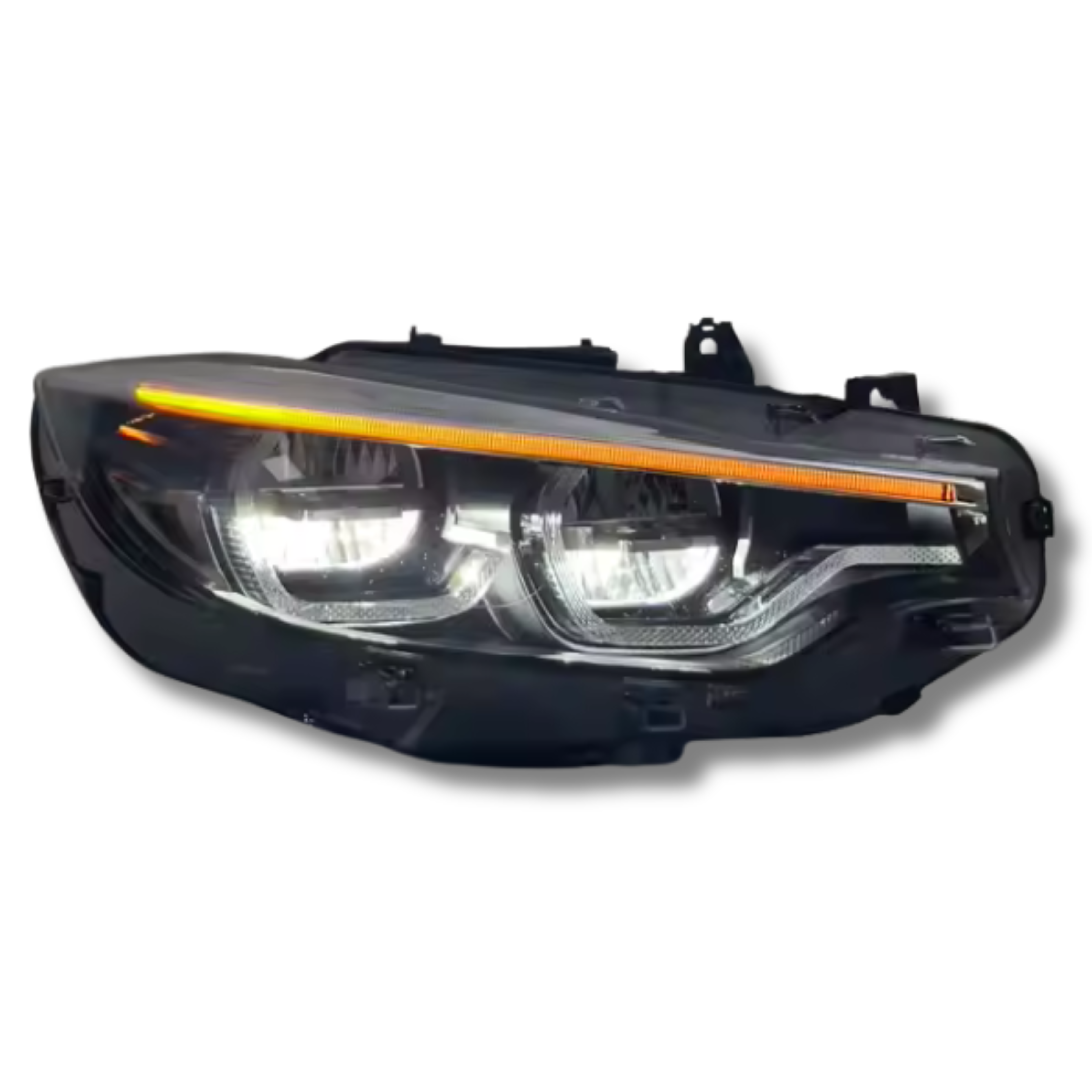 IKON LCI2 Style Scheinwerfer V1 (DRL-Farbwechsel WEIß, GELB, ROT inkl. Codierung) – F80/F82/F32