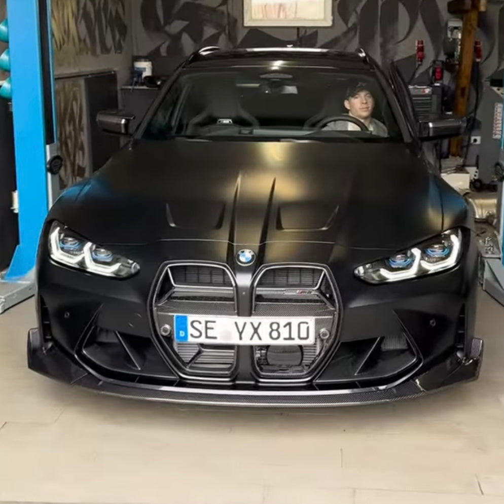 Dry Carbon Fiber Front Splitter CS L passend für BMW G80 G82 M3 M4