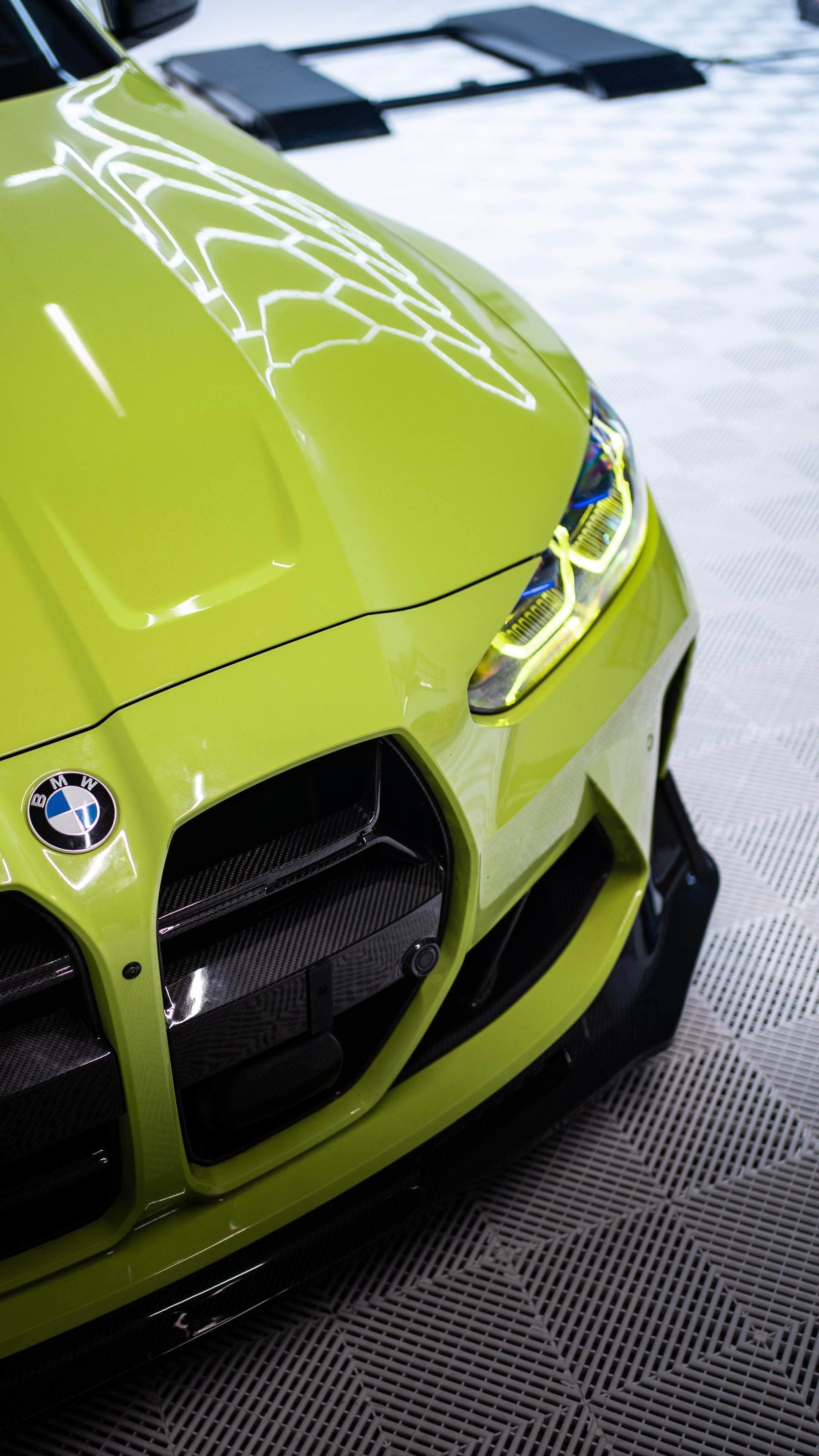 LIGHTLANE Carbon Fiber Front Spoiler for BMW 3 4 Series G80 G82 G83 M3 M4 - SEO Optimized English