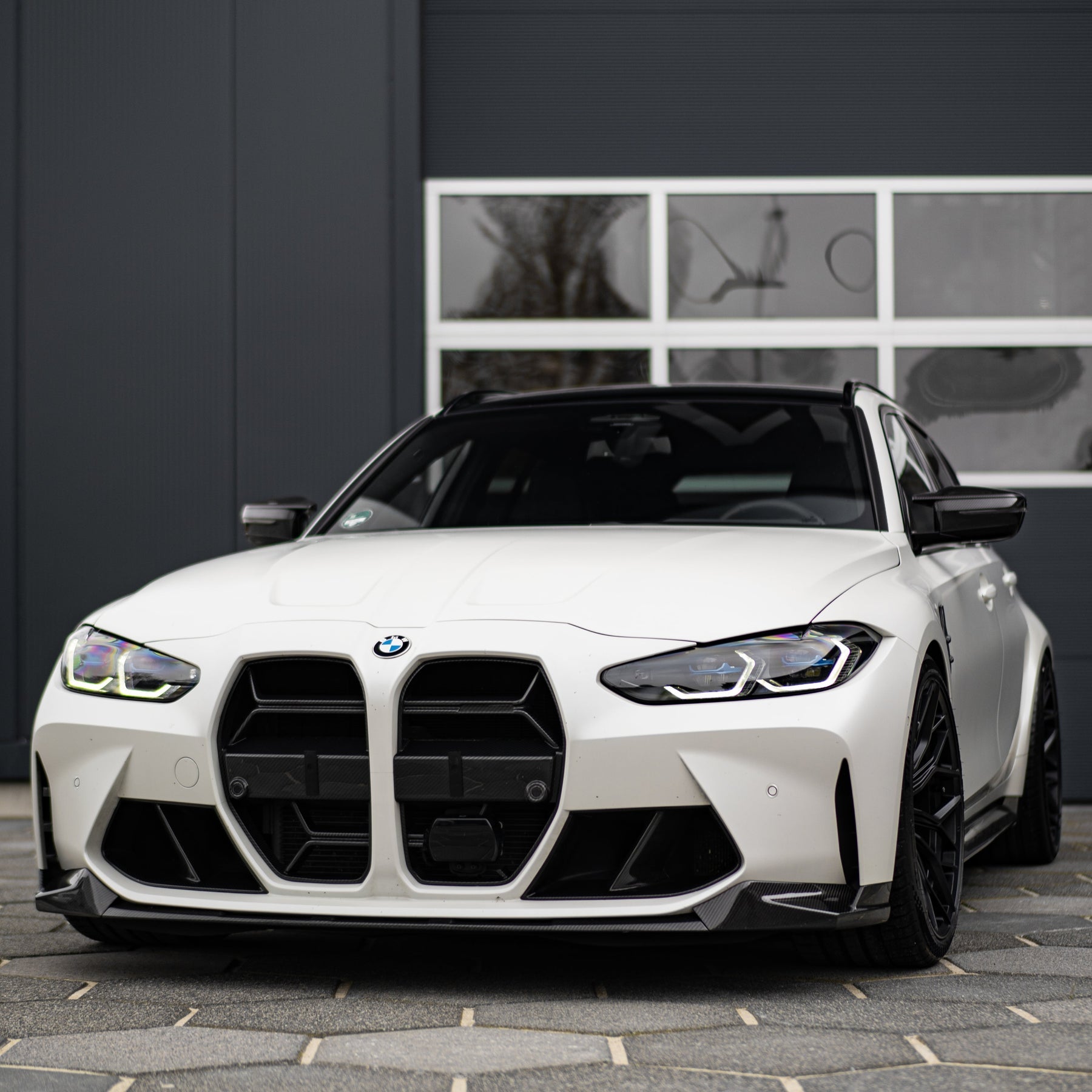 SEO Optimized Carbon Fiber Front Splitter for BMW M3 M4 G80 G82 G83 - LIGHTLANE Factory Made