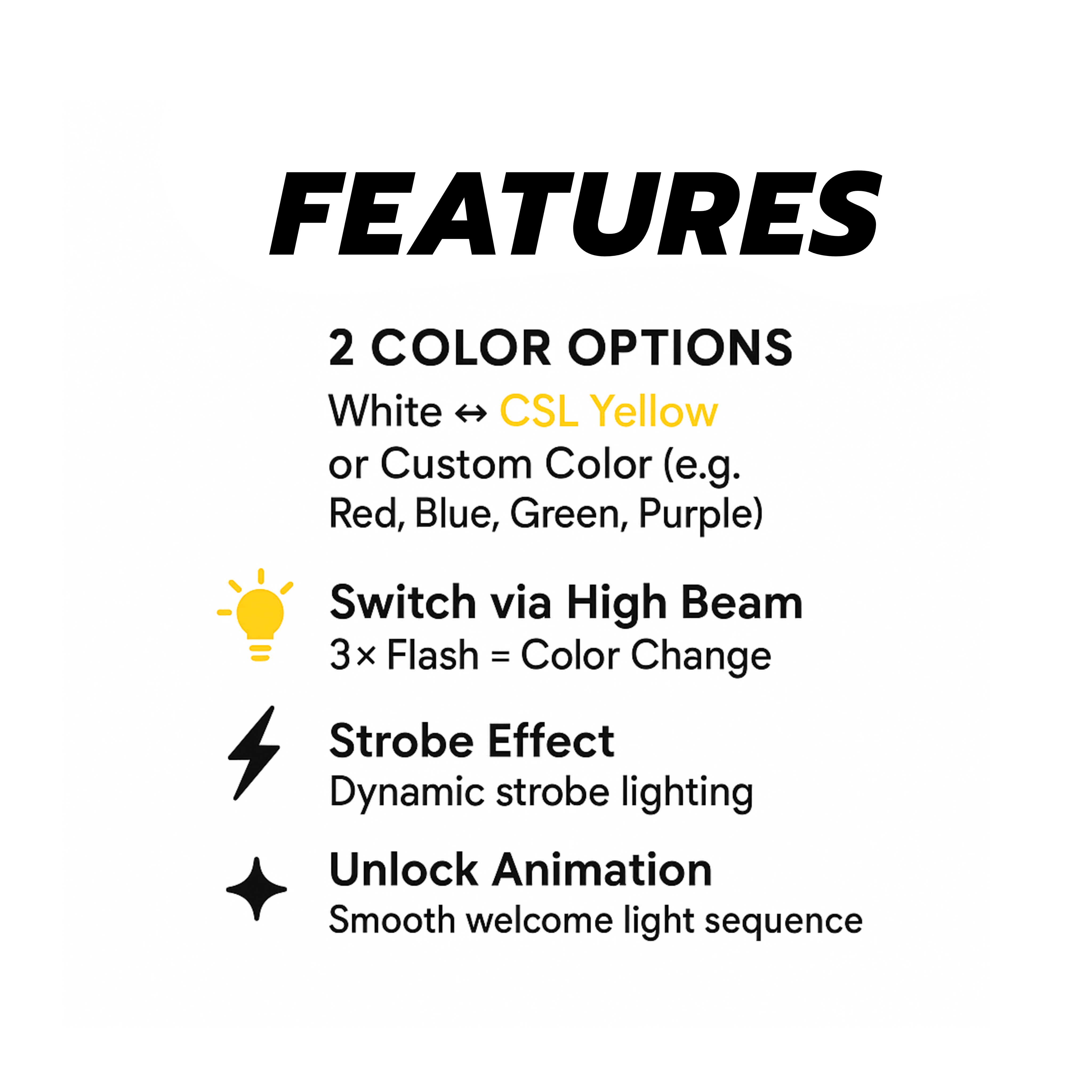 LIGHTLANE DUAL COLOR DRL-Farbwechsel-Modul passend für BMW 4er/M3/M4 (F32–F36, F80/F82) | Nur Facelift