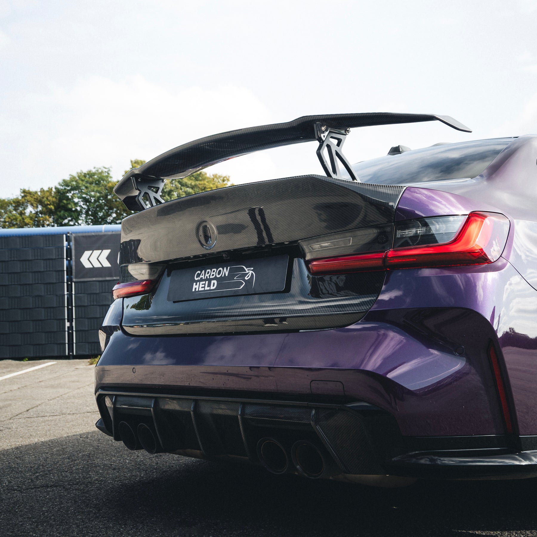 Carbon Fiber Spoiler Wing passend für BMW F80 M3 F82 M4 F87 M2