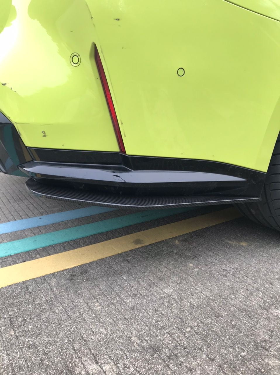 Carbon Fiber Rear Skirts passend für BMW M3 M4 G80 G81 G82 G83