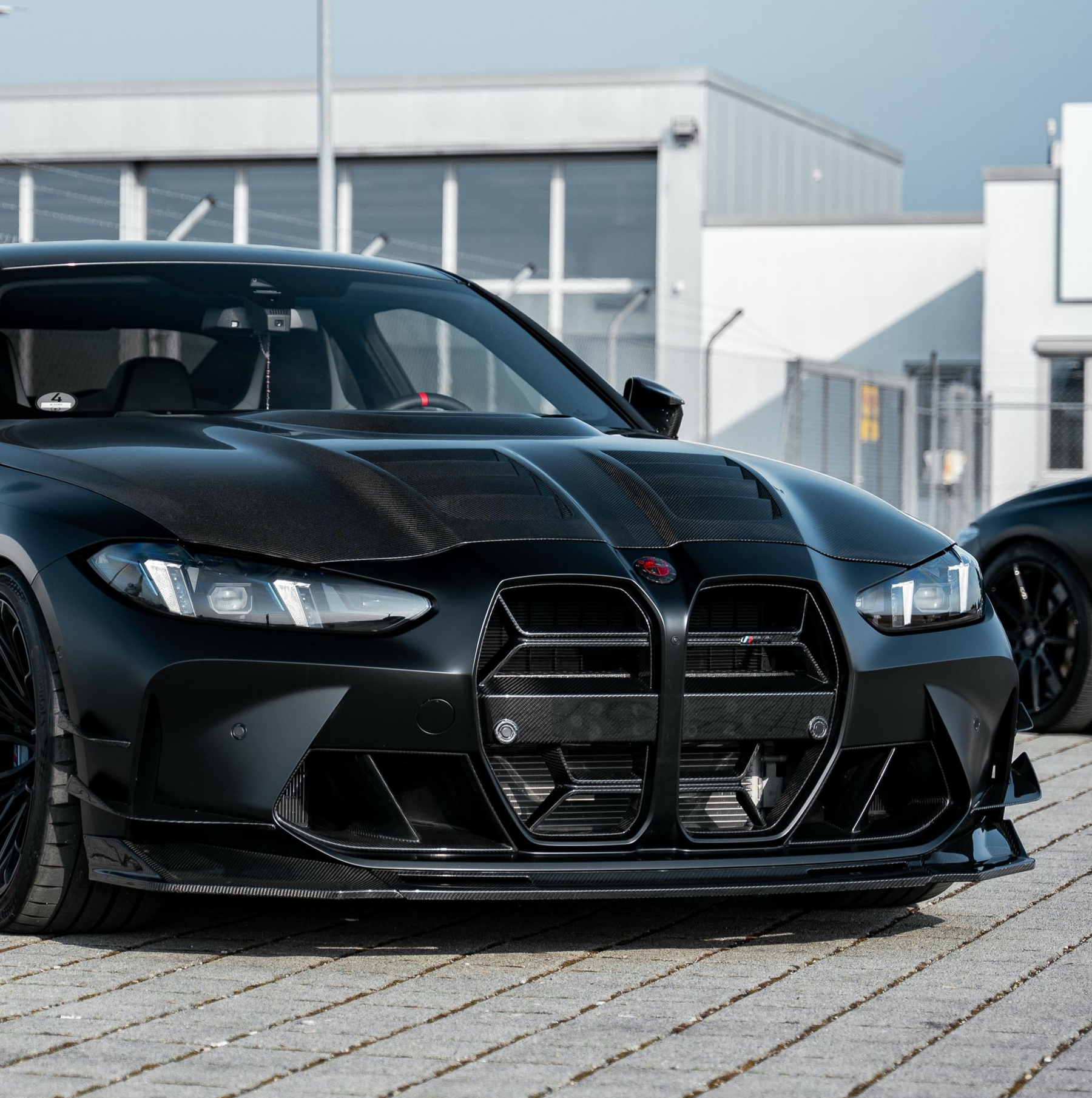 Carbon Fiber Grill Coverage passend für BMW G80 G81 M3 G82 G83 M4