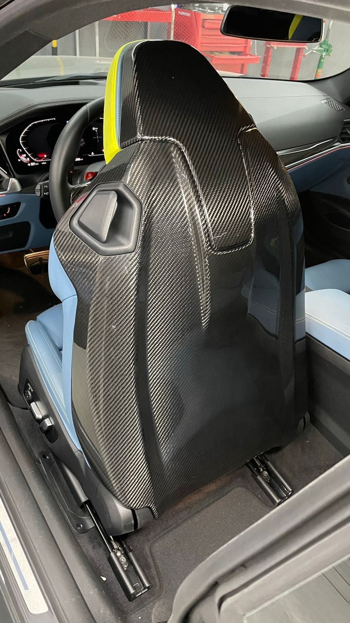Carbon Fiber Seat Back Cover passend für BMW G87 M2 G80 M3 G82 M4