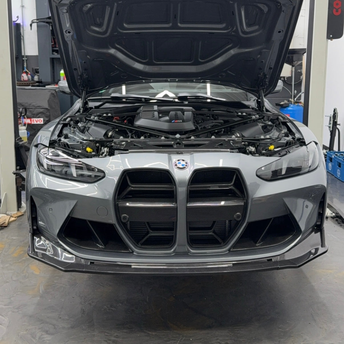 LIGHTLANE Carbon Fiber Front Spoiler for BMW 3 4 Series G80 G82 G83 M3 M4 - SEO Optimized English