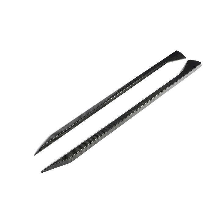 LIGHTLANE Factory Direct Dry Carbon Fiber G90 Side Skirts Add-on Body Kit for BMW G90 G99 M5 2025 - Made in China