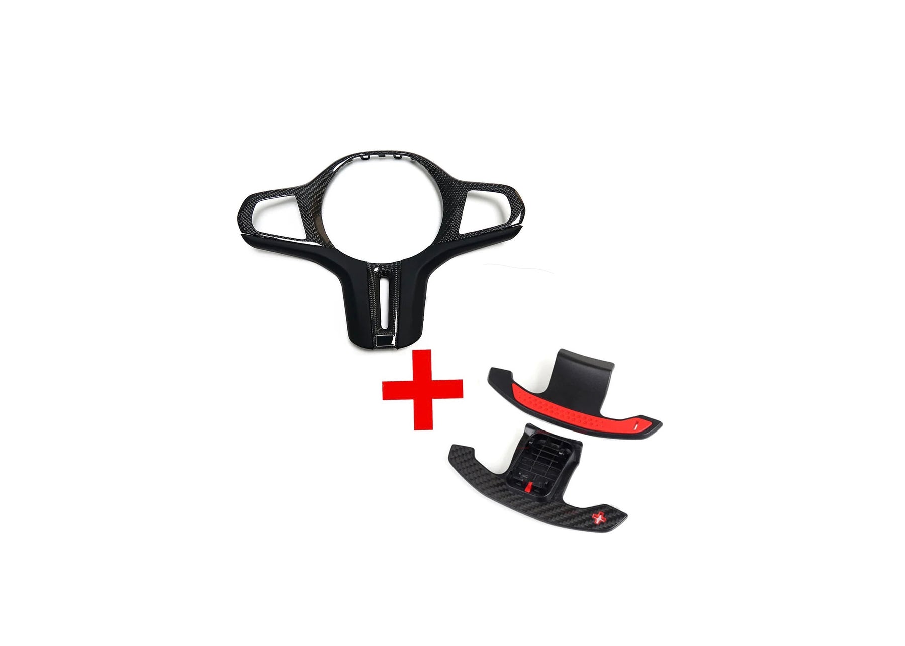 LIGHTLANE SEO Optimized Carbon Fiber Trim & Paddle Shifter Set for BMW (2015-2023)
