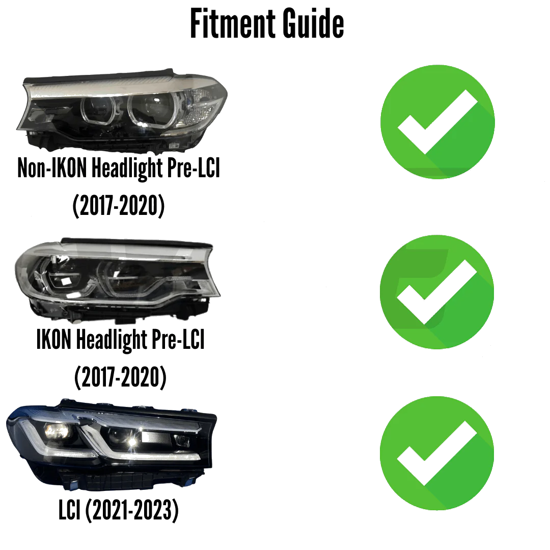 Laser-Style LED-Scheinwerfer mit farb switch Funktion – BMW F90 M5 / G30 5er