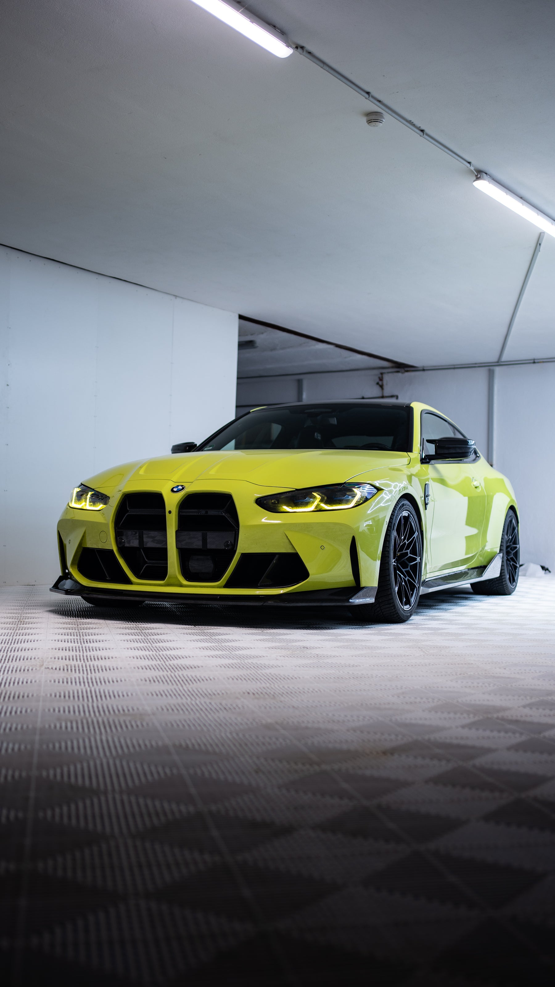 LIGHTLANE Carbon Fiber Front Spoiler for BMW 3 4 Series G80 G82 G83 M3 M4 - SEO Optimized English