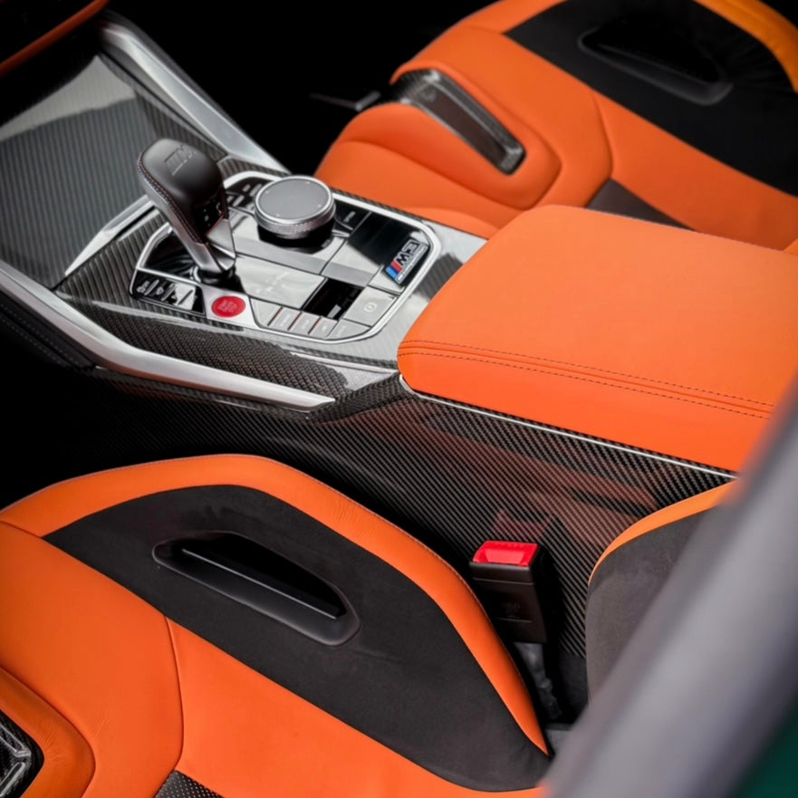 SEO Optimized: Carbon Fiber Interior Center Console for BMW G20 G42 G22 G80 G82 G87