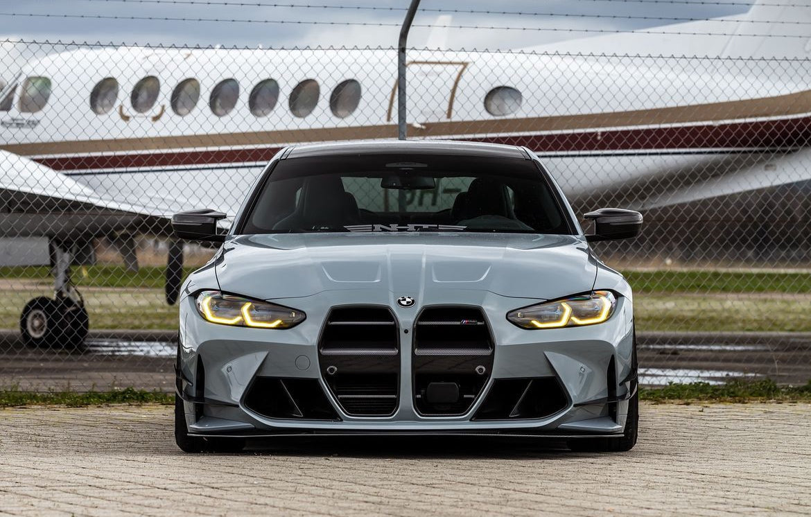 Dry Carbon Fiber Front Splitter V4 passend für BMW G80 G82 M3 M4