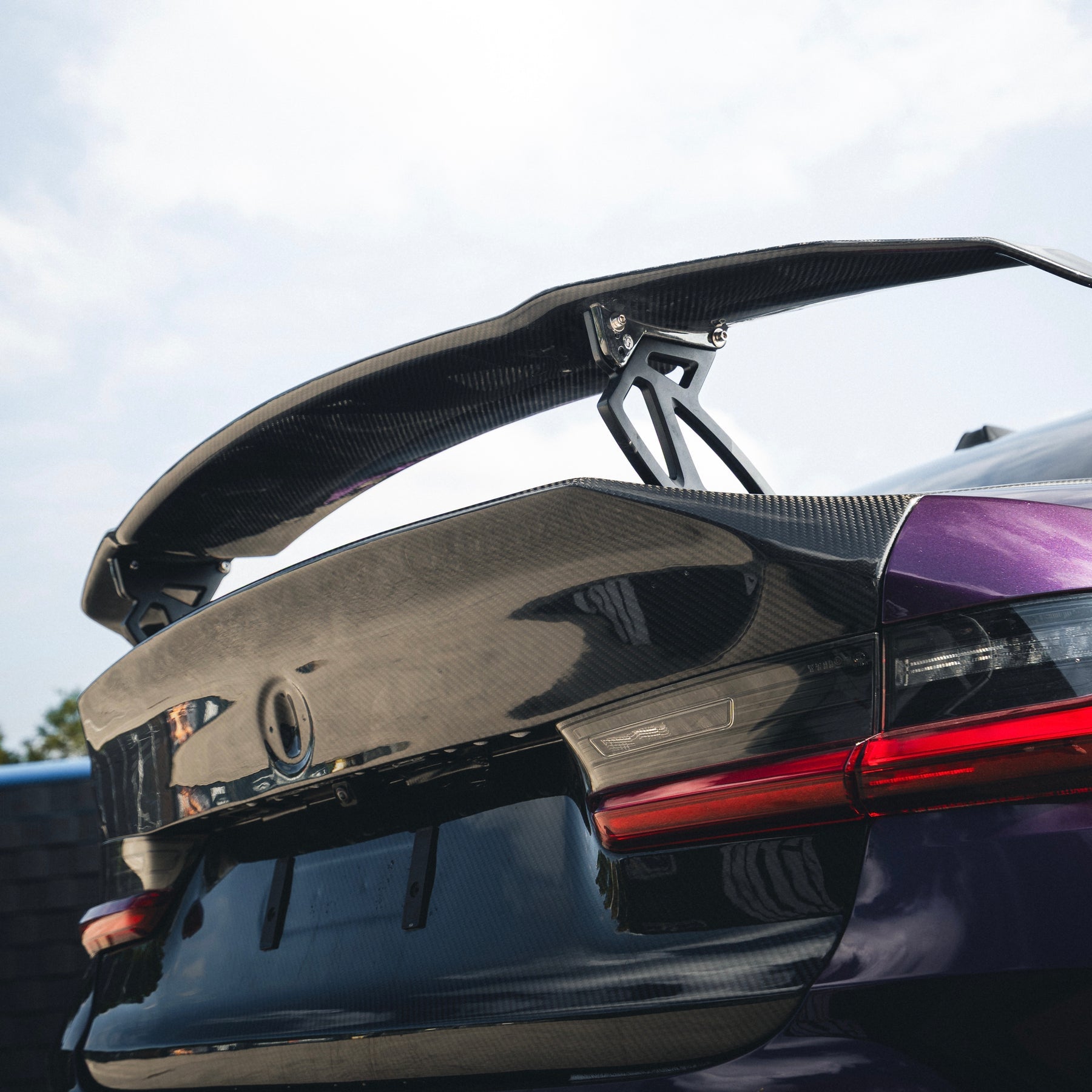 Carbon Fiber Spoiler Wing passend für BMW F80 M3 F82 M4 F87 M2