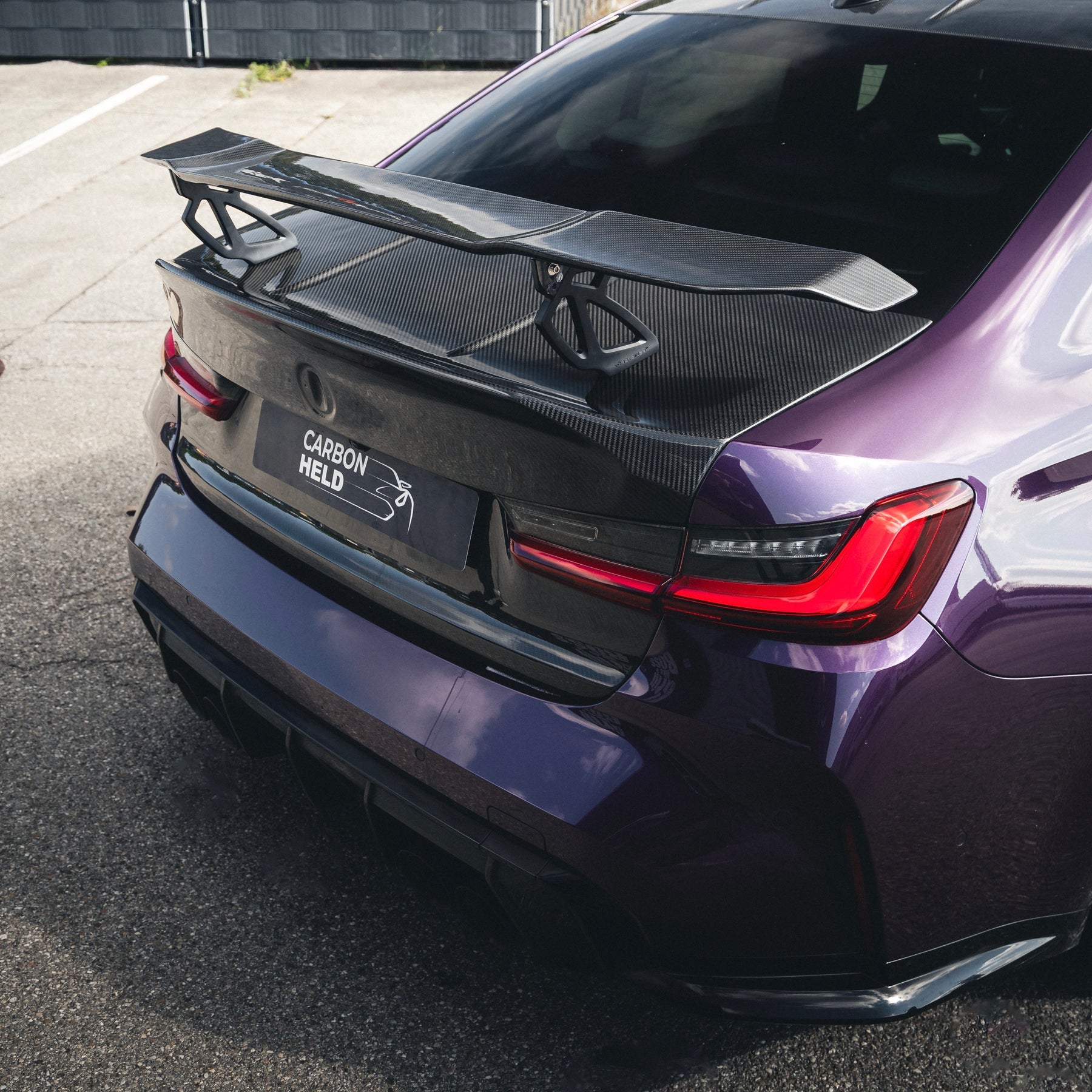 Carbon Fiber Spoiler Wing passend für BMW F80 M3 F82 M4 F87 M2