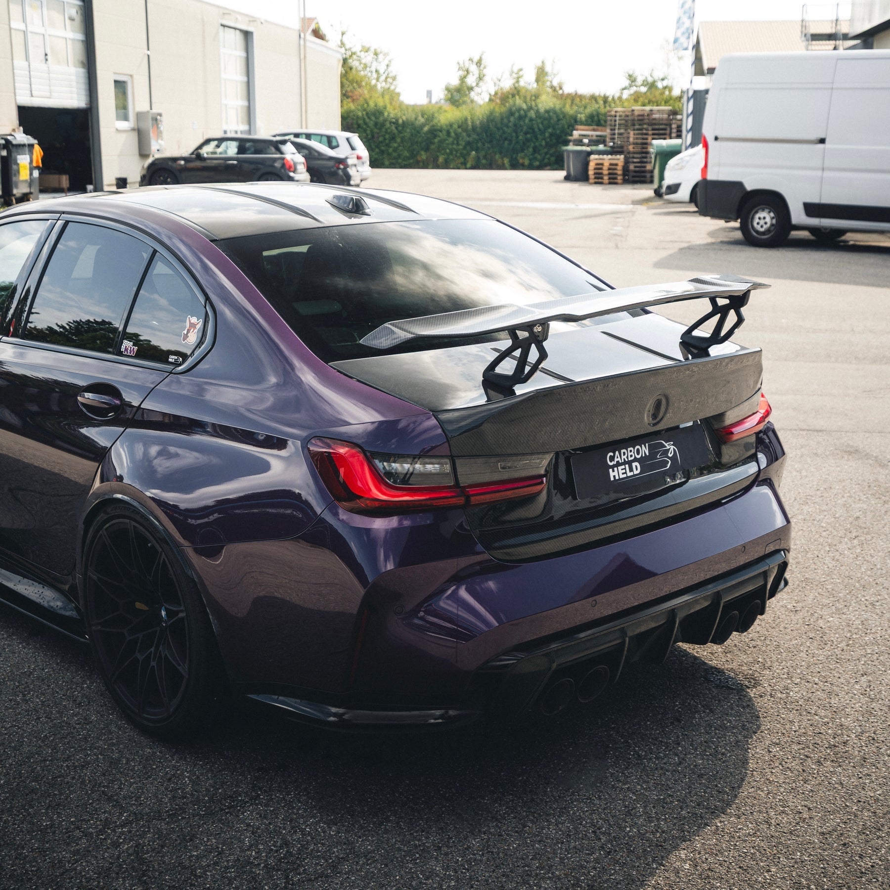 Carbon Fiber Spoiler Wing passend für BMW F80 M3 F82 M4 F87 M2