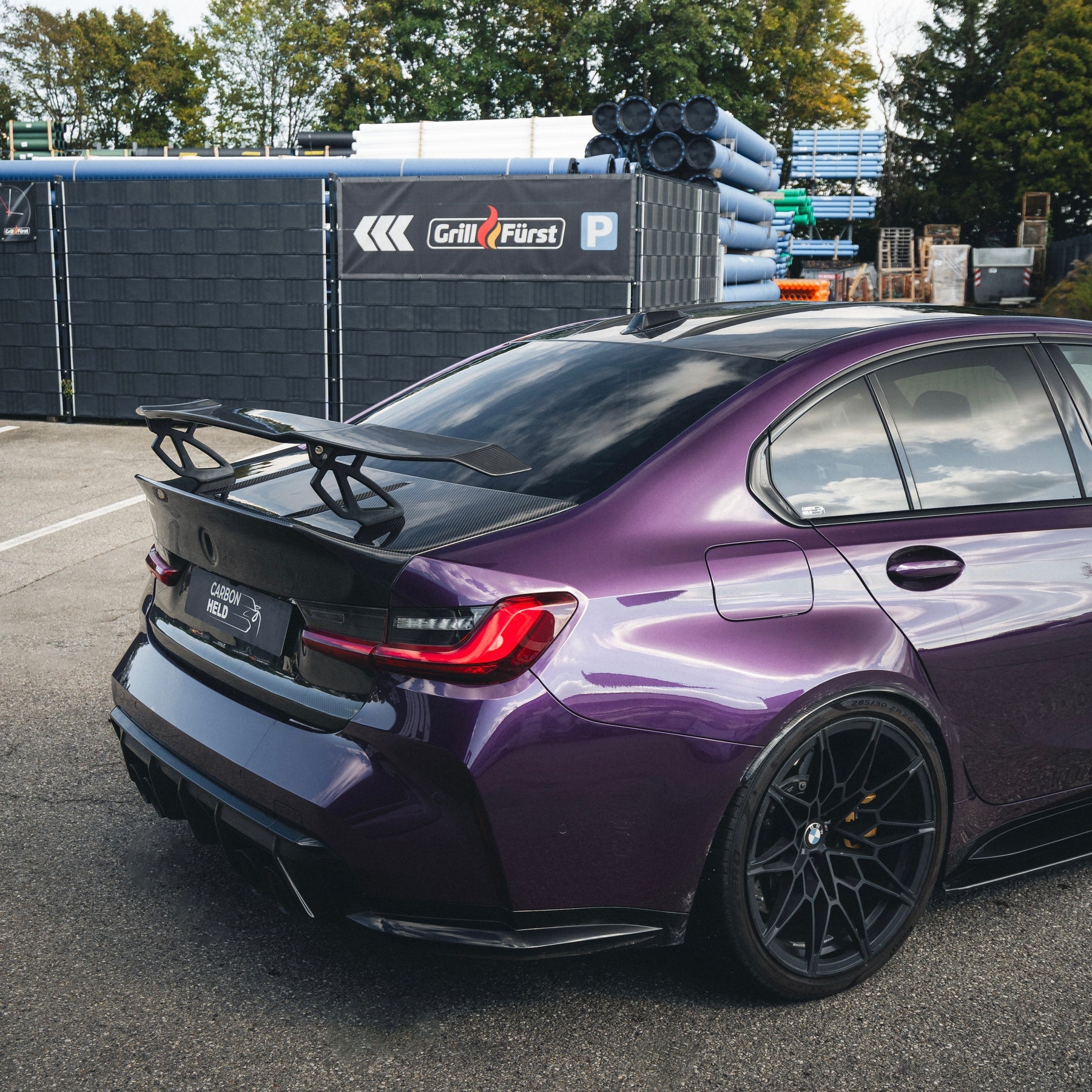 Carbon Fiber Spoiler Wing passend für BMW F80 M3 F82 M4 F87 M2