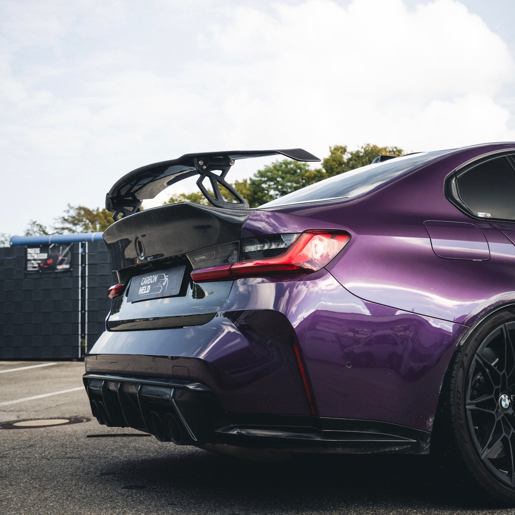 Carbon Fiber Spoiler Wing passend für BMW F80 M3 F82 M4 F87 M2