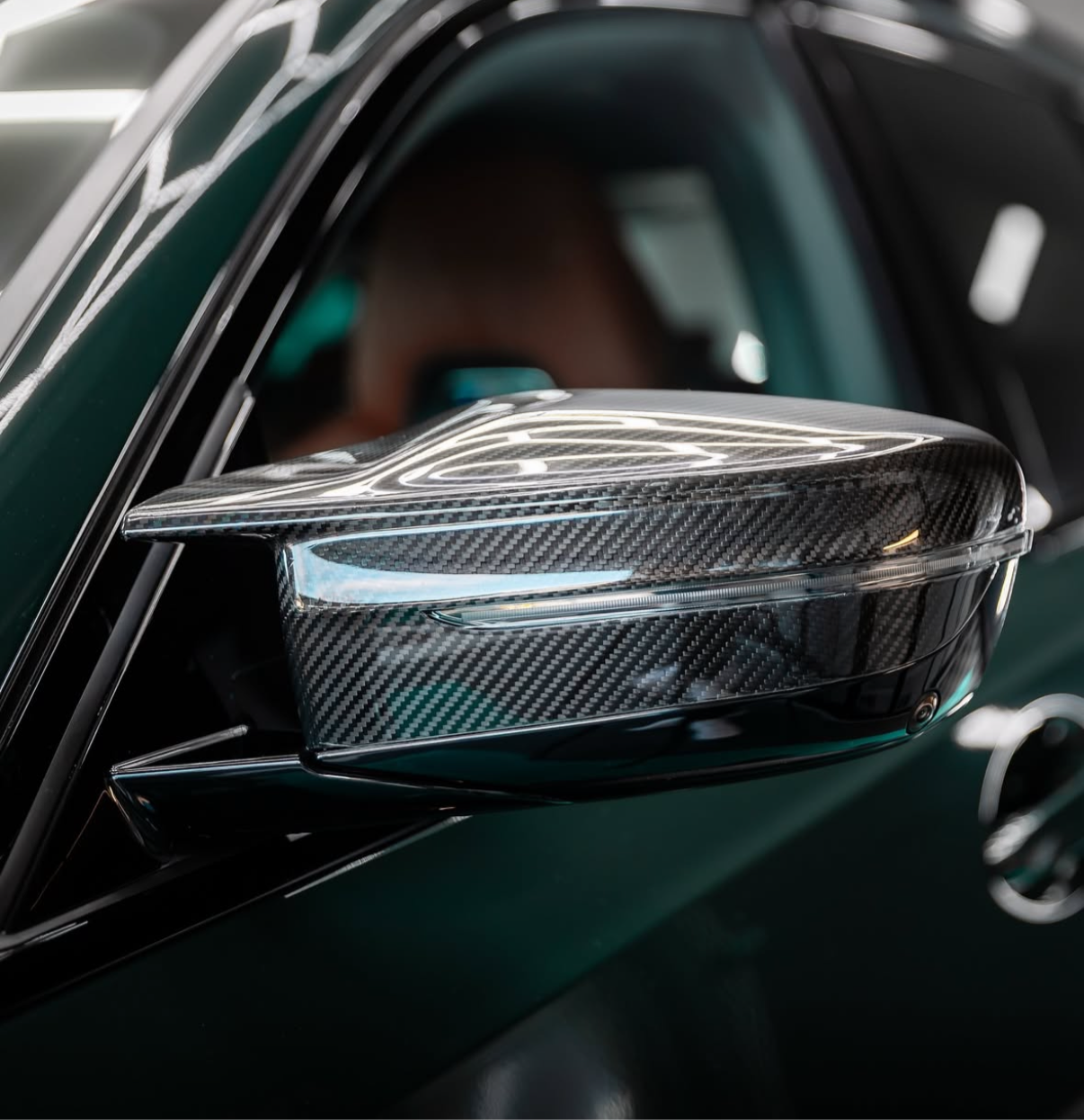 Dry Carbon Fiber Mirror Cover for BMW G80 G81 G82 G83 G87