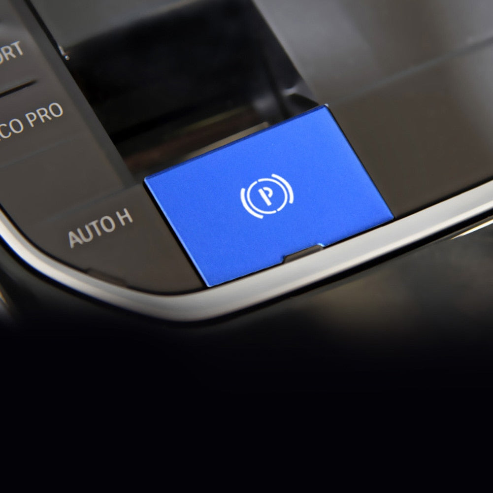 LIGHTLANE Factory Made Handbrake Button Cover for BMW G Models - SEO Optimized