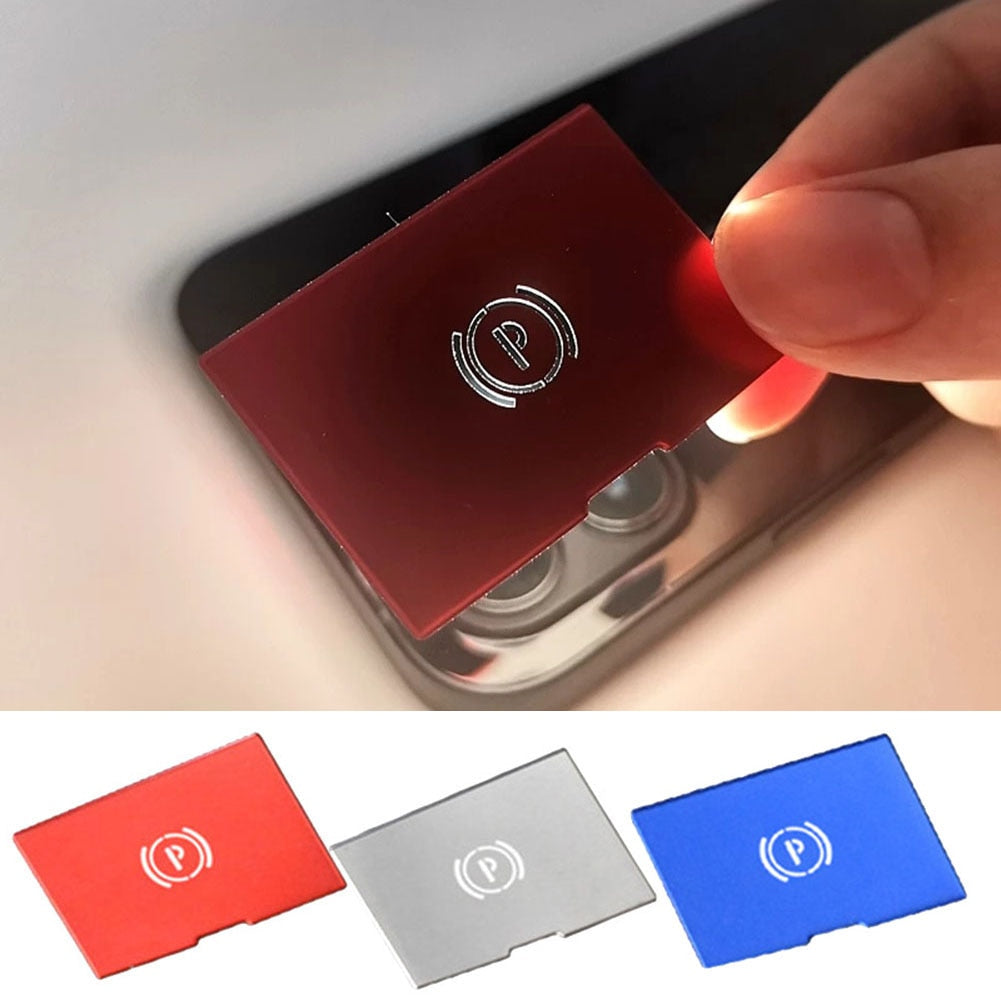 LIGHTLANE Factory Made Handbrake Button Cover for BMW G Models - SEO Optimized